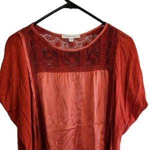 Buring Torch Blouse - red